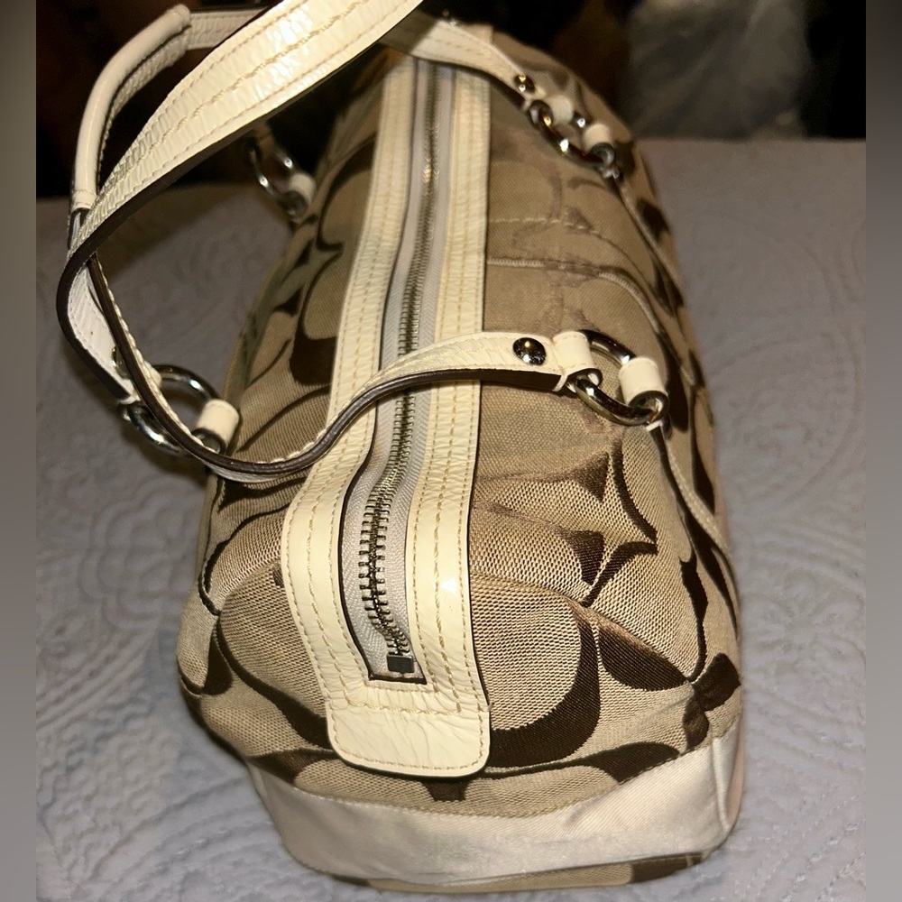 ✨COACH EUC✨Stylish Tan and Brown Women's Bag - Picture 2 of 16